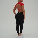 Red Cropped Tee