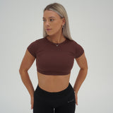 Brown Cropped Tee