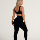 Black Seamless Scrunch Leggings